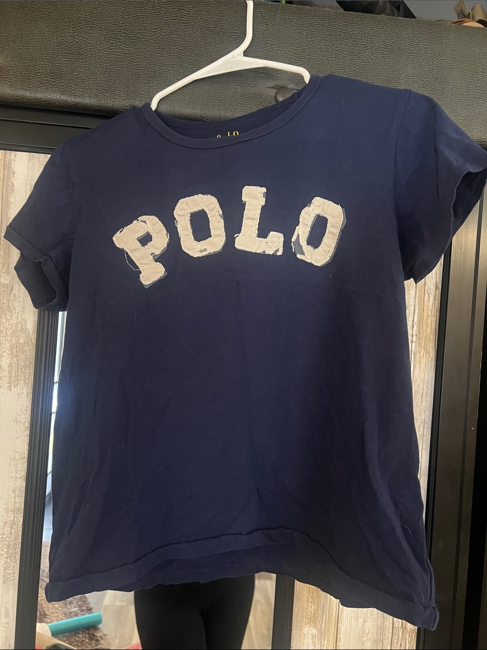 Polo by Ralph Lauren Vintage Blue POLO Appliqué Tee